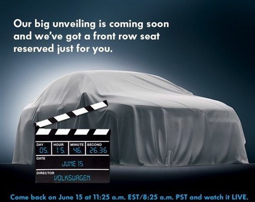 【图】大众将于6月15日发布新一代Jetta车型