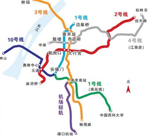 南京10号线地铁线路图 南京地铁14号线颜色