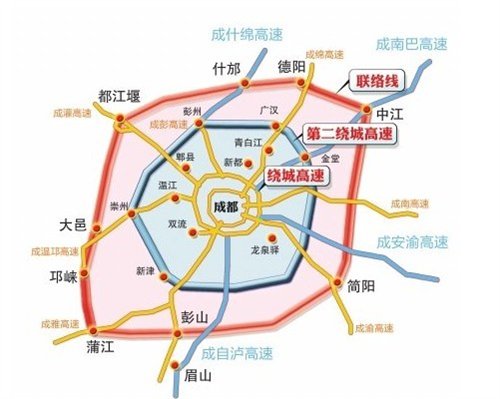 图】大成都经济圈加速11条放射线即将建成