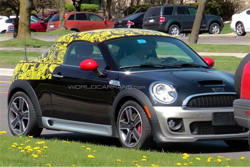 9月即将亮相 MINI Coupe JCW谍照曝光 汽车之家