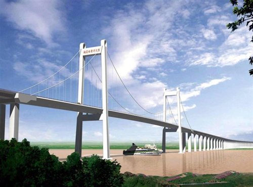 据桃花峪黄河大桥项目负责人姬同庚介绍,武西高速公路桃花峪黄河大桥