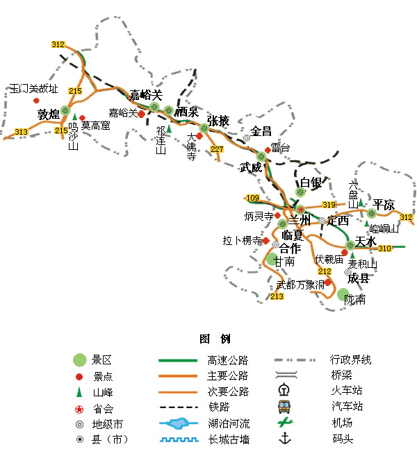 福建旅游地图