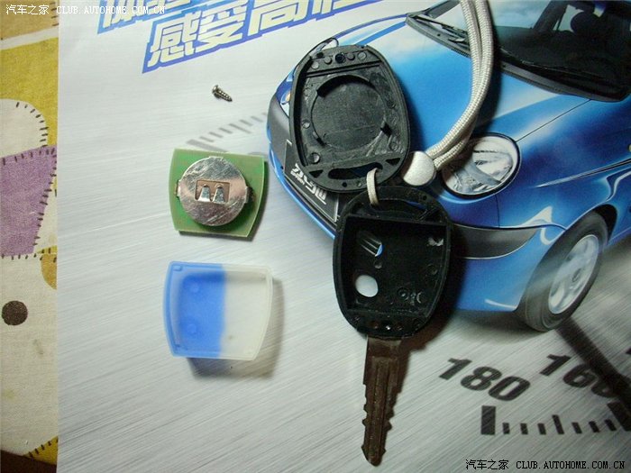KK钥匙遥控器拆解图及电池型号