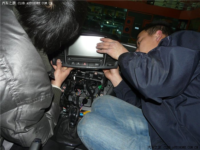 XJW1.6T安装飞歌影音导航--可能是该车型安装