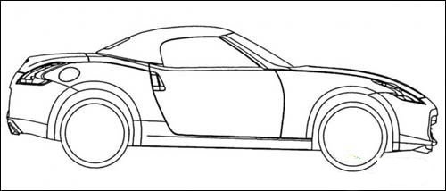 【图】今年问世 日产370z敞篷车设计草图泄密_汽车之家