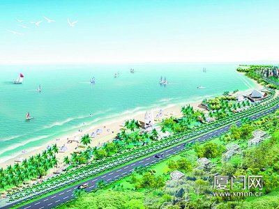 【图】岛外建设提速 滨海东大道路段9.8前通车