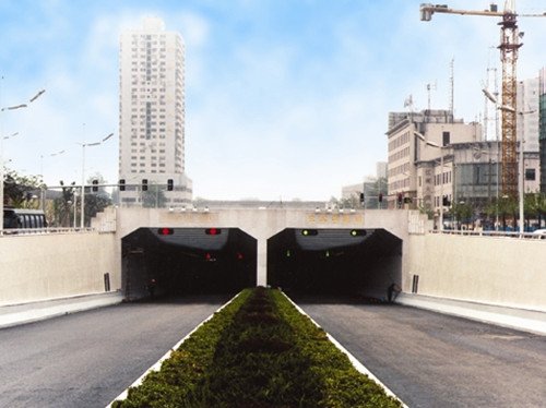 南京模范马路隧道图片