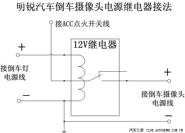 不加继电器用一个电容解决明锐倒车影像被干扰的问题实验多图