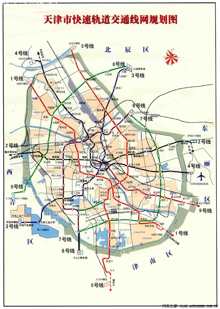 天津市快速路线路图图片