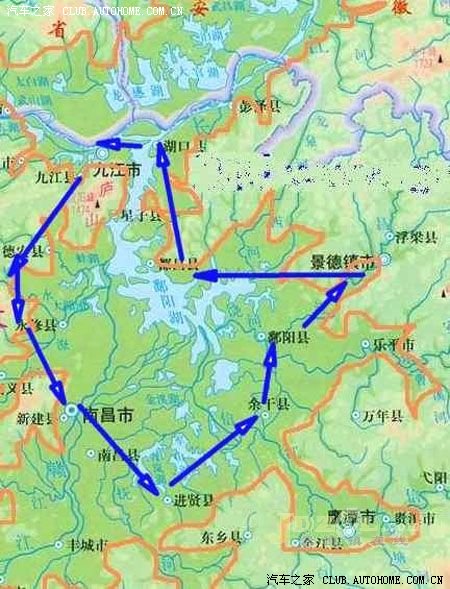 回顾昌河汽车启动环鄱阳湖生态经济区自驾游