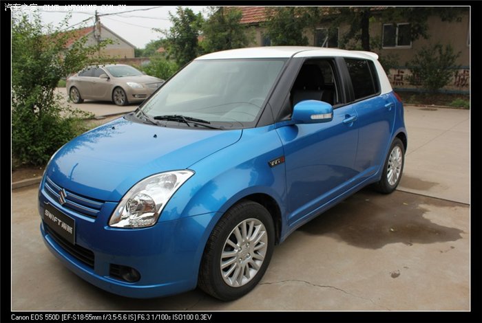 提车作业蓝白双色雨燕终于到手啦