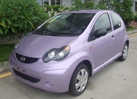 比亚迪fo粉色紫色车型湖南普惠抢先到店